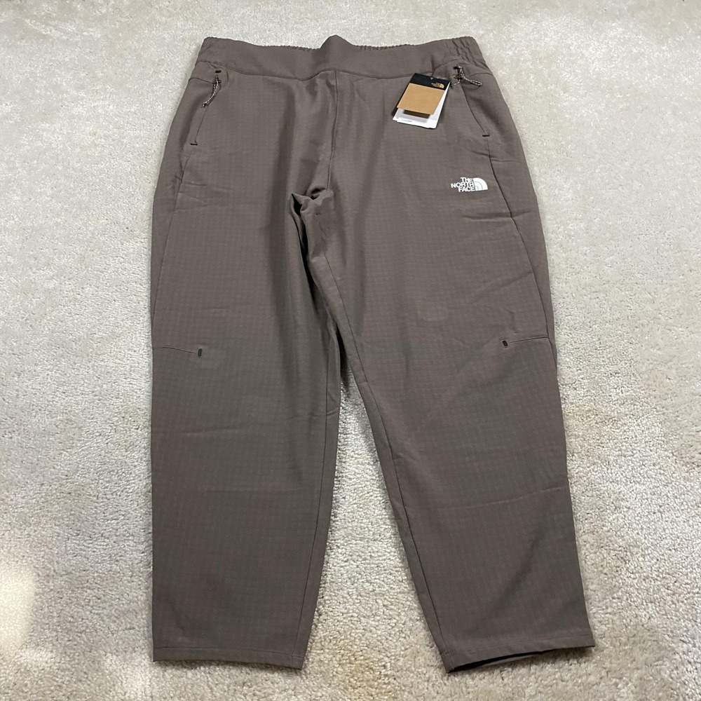 The North Face Pants Womens XXL Brown Tekware Grid Jogger Hiking FlashDry NWT